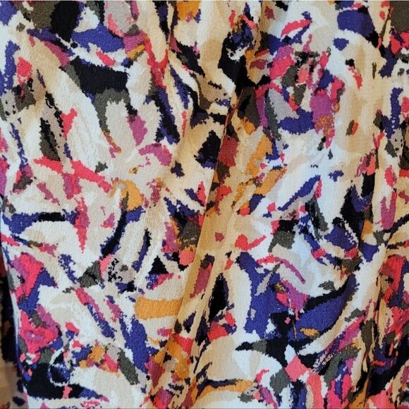 Evereve Women's Abstract Print Smocked Tank Top Size XS - Picture 5 of 6